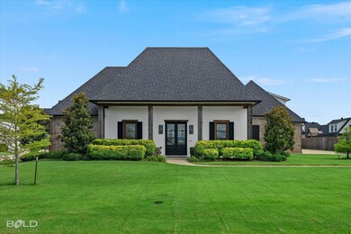 View of front of home featuring a front yard