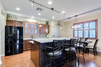 spacious kitchen & eat-in dining