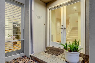 A close up shot of the entryway
