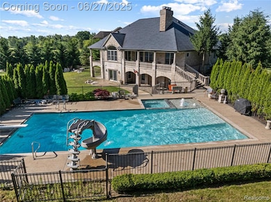 Gunite Pool with waterslide