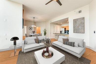 Open concept with dining, living, and kitchen all 
