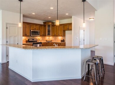 Huge Functional Kitchen Island provides plenty of 