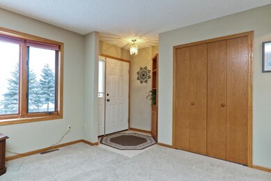 Great foyer with ample coat closet