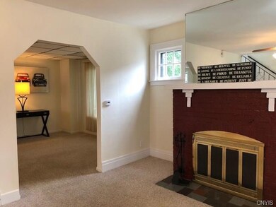 Looking into dining room from living room