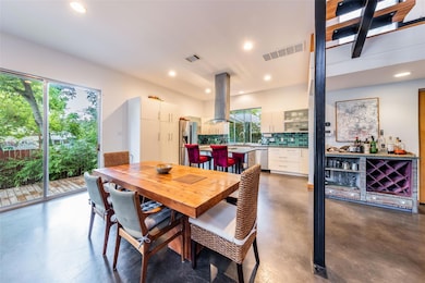 Dining area featuring a healthy amount of sunligh
