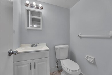 Half bathroom conveniently in main living area