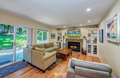 Warm and cozy family room