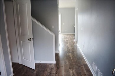 Entry with powder room and closet