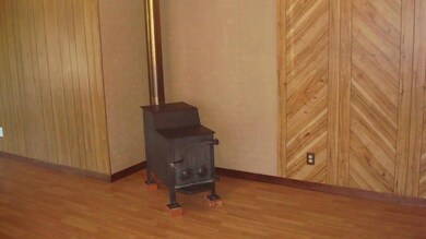 Great room with wood burning stove
