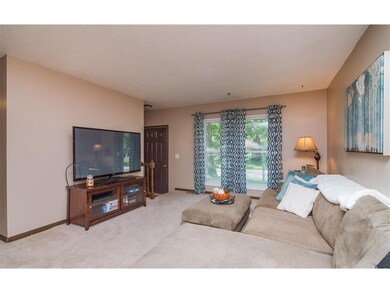 Living room and front entrance