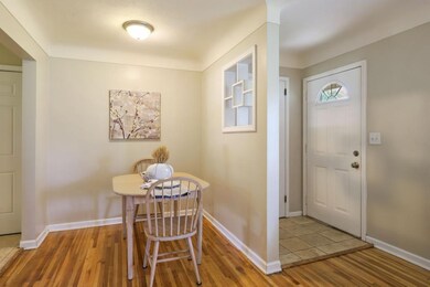 Dining space is adjacent to the living room.