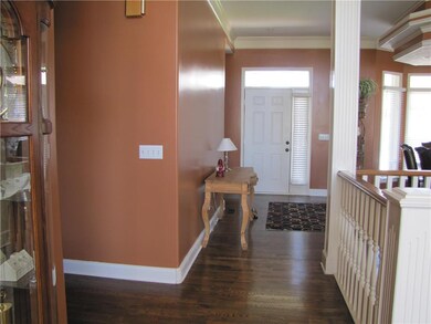 Notice the beautiful wide molding & baseboard