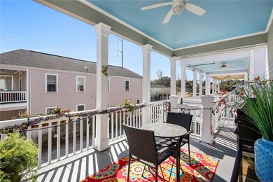 Enjoy your morning coffee on this adorable porch,