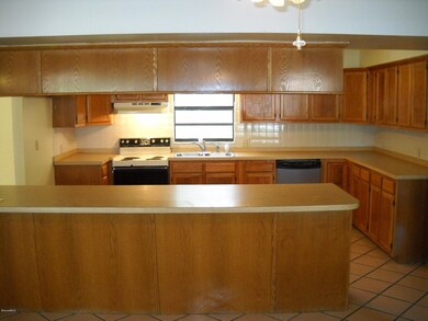Kitchen view with breakfast bar view