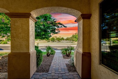 Front of Home facing Park