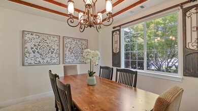 Dining Room with Tray Ceiling