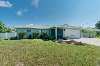 Fenced in yard and screened in front entry way.