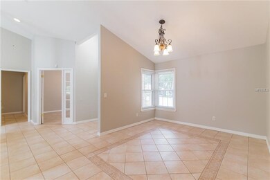 The formal dining room is conveniently located adj