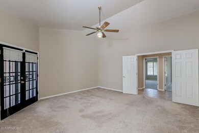 Master Bedroom with Doors to the Patio