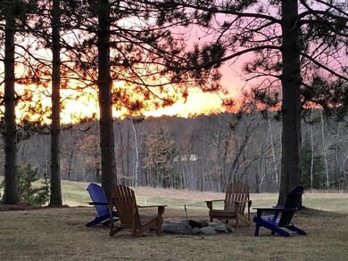 Another back yard view at sunset.