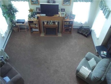 Living Room looking down from loft