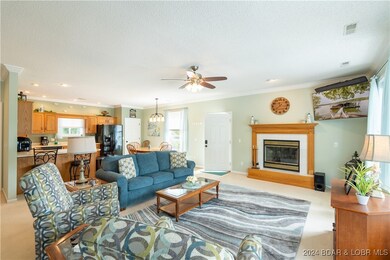 Cozy up to the Wood Burning Fireplace