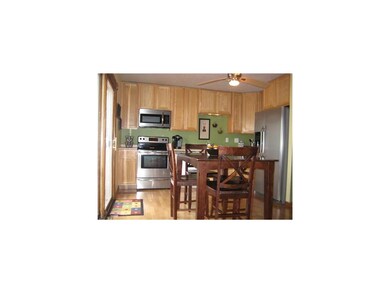 Kitchen. Updated kitchen with maple cabinets, newe