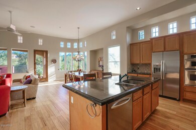Kitchen Open to Family & Dining