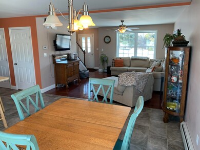 Dining Area into Living Room