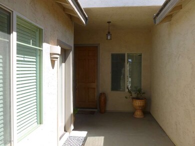 Entry courtyard