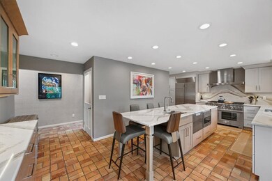 Recently renovated kitchen, with abundance of cabi