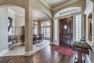 Entry welcomes you into the home with a solid wood