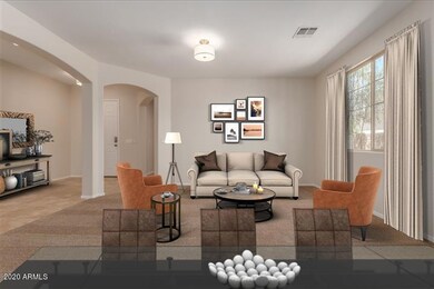 Formal Living staged view 1