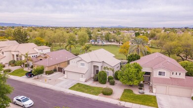 Drone - High view of house and greenbelt