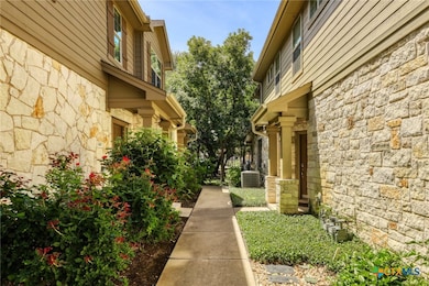 Walkway to unit