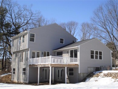 Huge back deck off kitchen and...