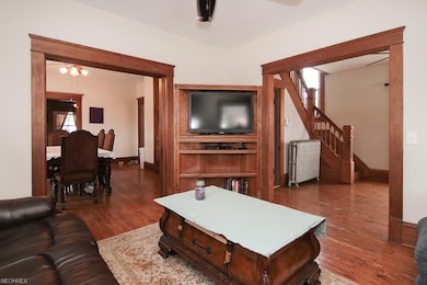 Pocket doors to dining area add charm and privacy