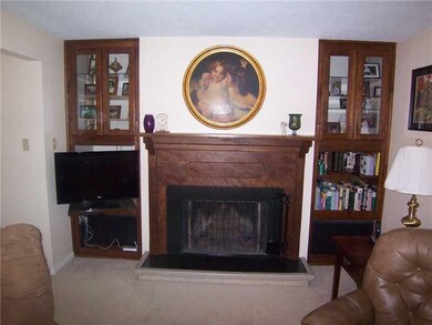 Living Room. Log burning fireplace makes a great f