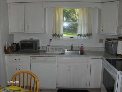 Kitchen. Cheerful white kitchen
