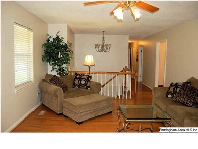 The inviting great room/living area is large with 