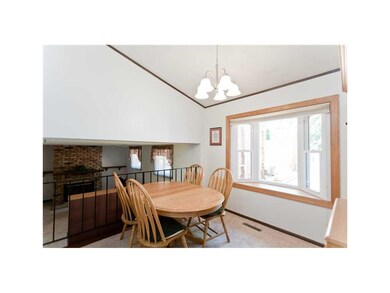 Dining Area. New bay window installed to view back