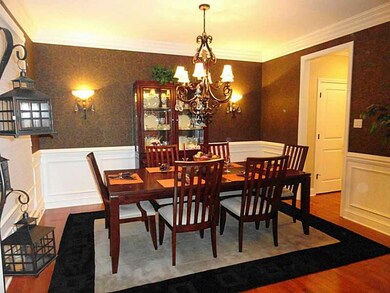 Dining Room. Wainscoting, Crown Molding and Wall S