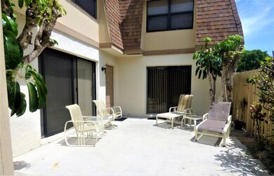 private, enclosed patio