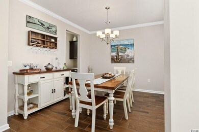 The Dinning room boast both privacy as well as bei