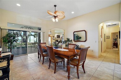 Dining Room with Sliders Leading to the Lanai