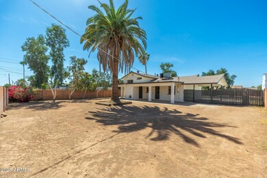 Huge backyard is a blank canvas