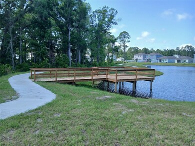 Walking trail by the lake