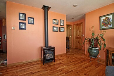Living room with Gas Stove