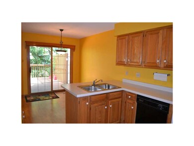 Kitchen. Eating area in kitchen opens to huge deck