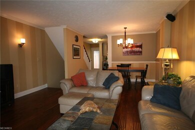 View thru living room to the front of the condo sh